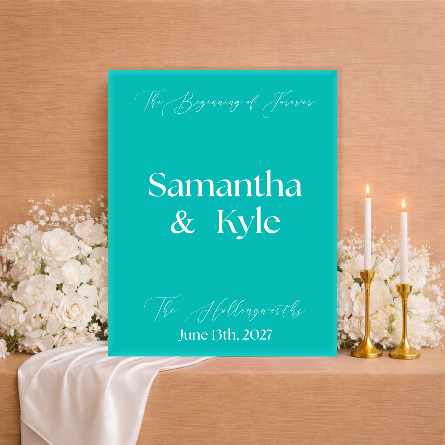 Wedding Welcome Sign | Marina V3
