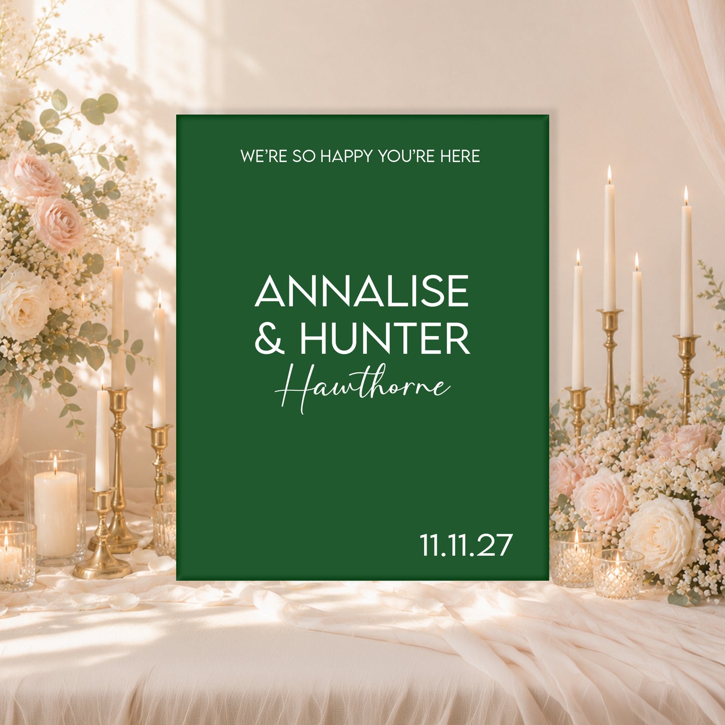 Wedding Welcome Sign | Blair V5