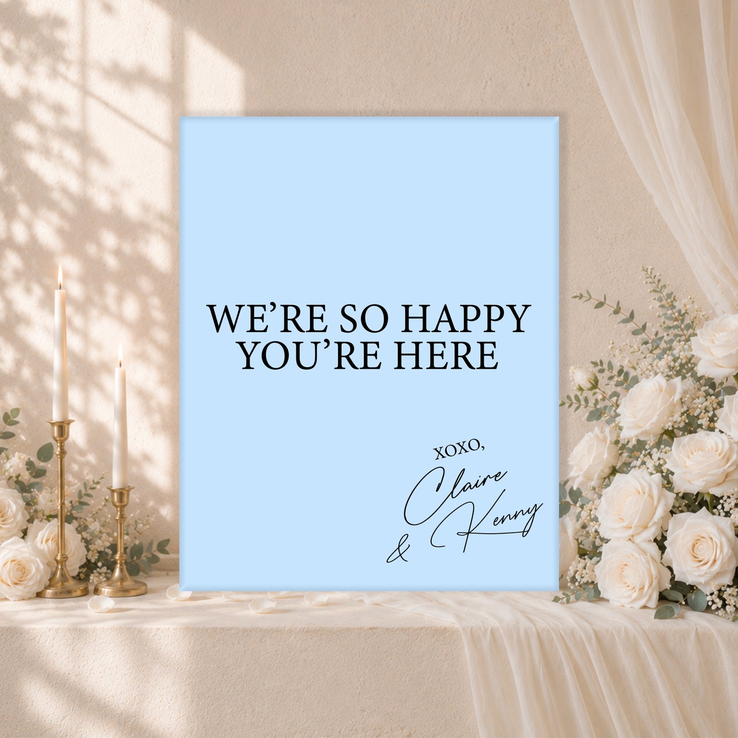 Wedding Welcome Sign | Luna V5