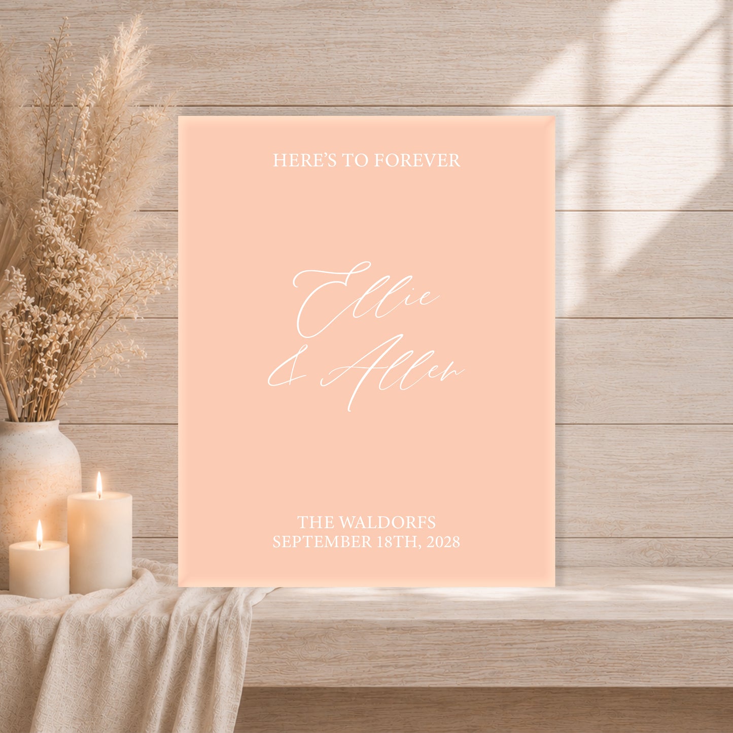 Wedding Welcome Sign | Grace V1