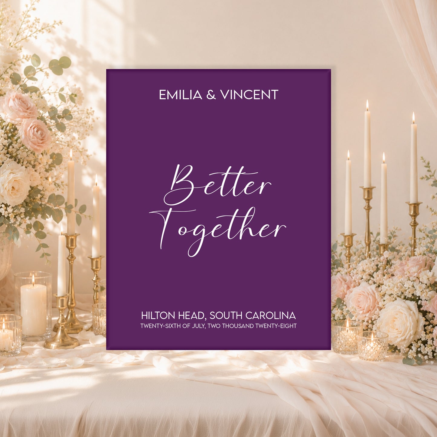 Wedding Welcome Sign | Blair V3
