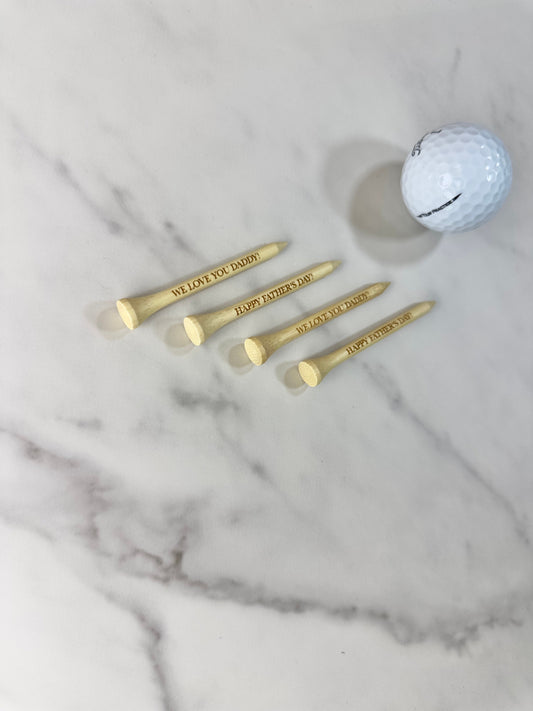 Father's Day Golf Tees - Personalized