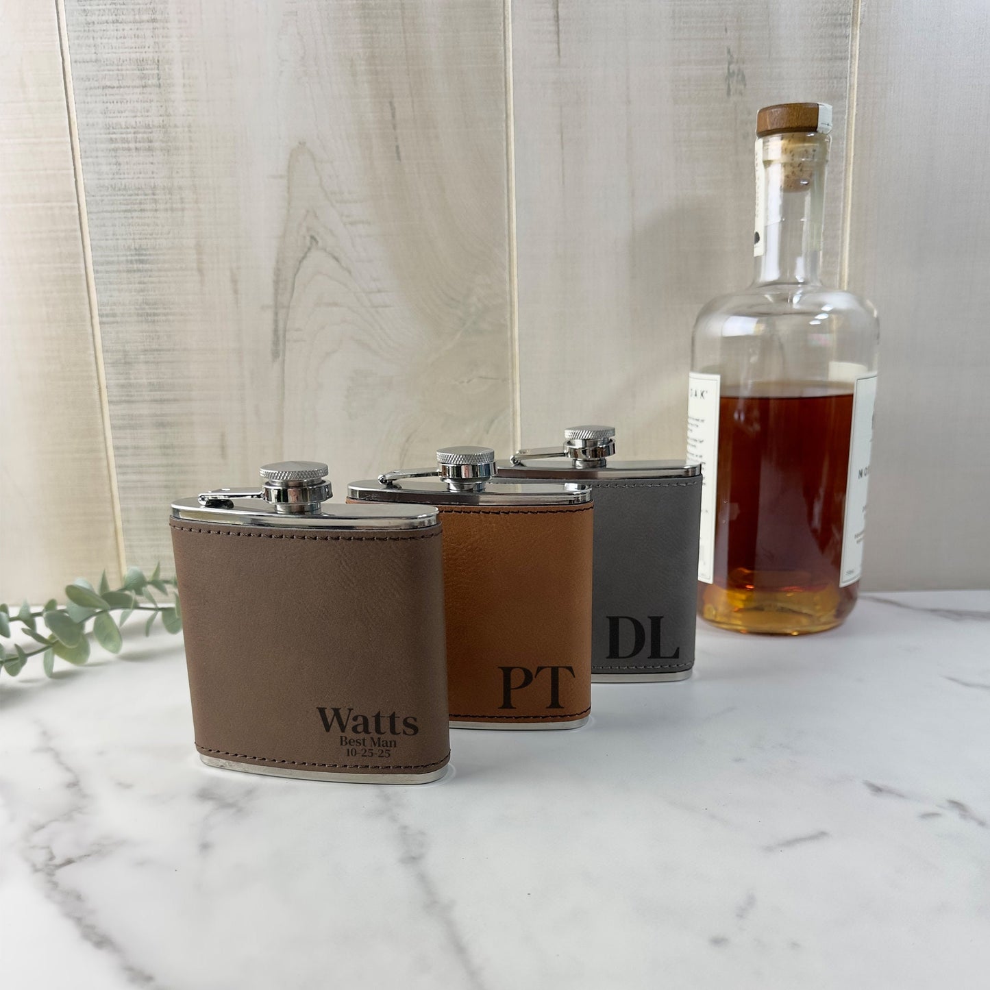 Personalized Flask Groomsmen Gift