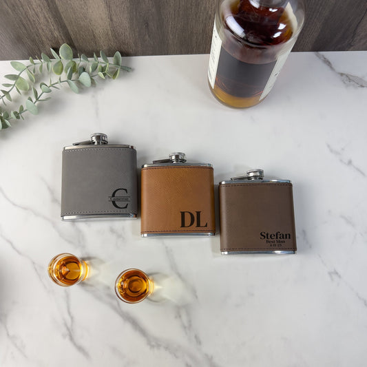 Personalized Flask Gift, Custom Groomsmen Gift Flask