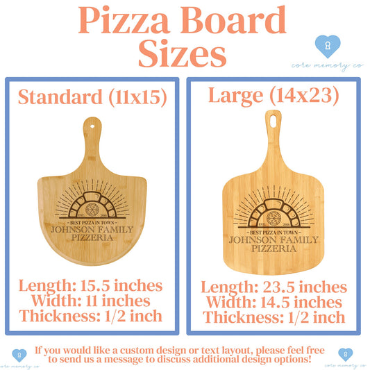 Custom Pizza Paddle - Father's Day Gift