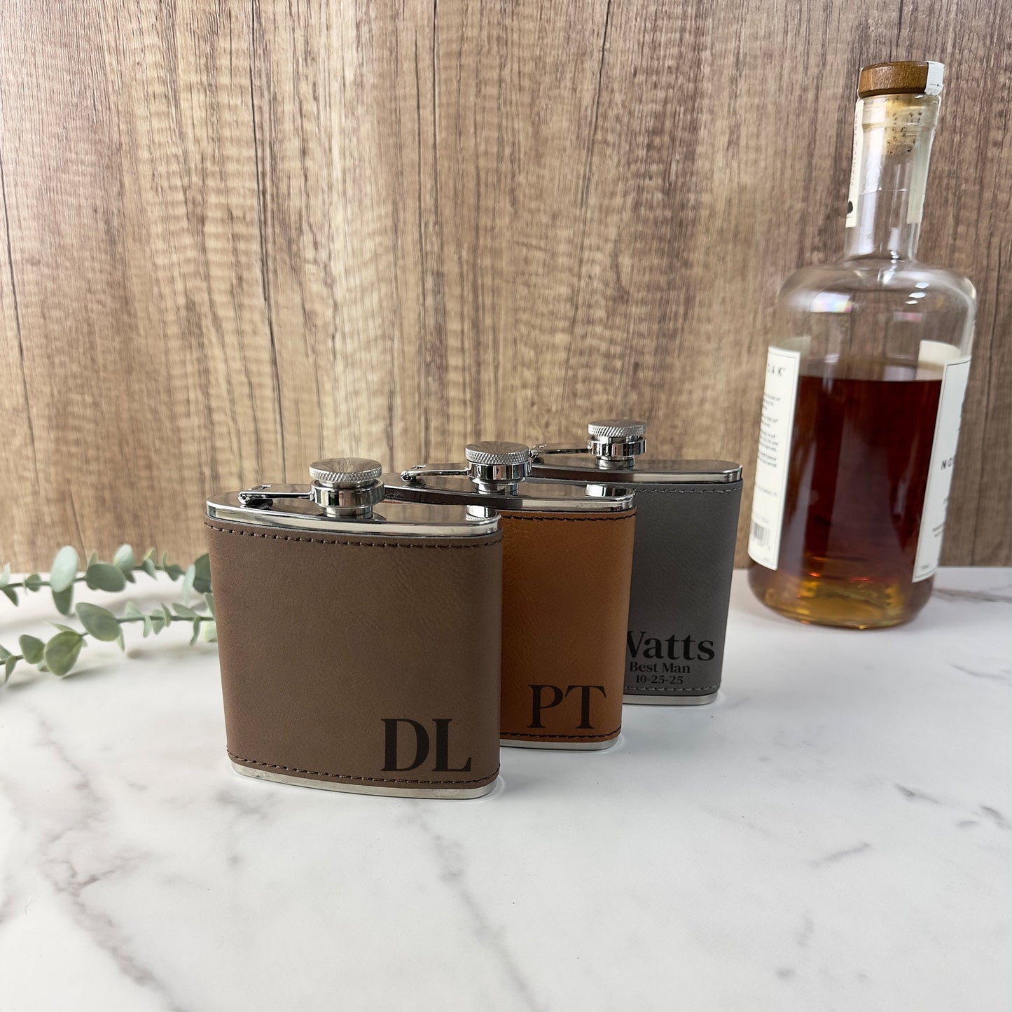 Personalized Flask Groomsmen Gift
