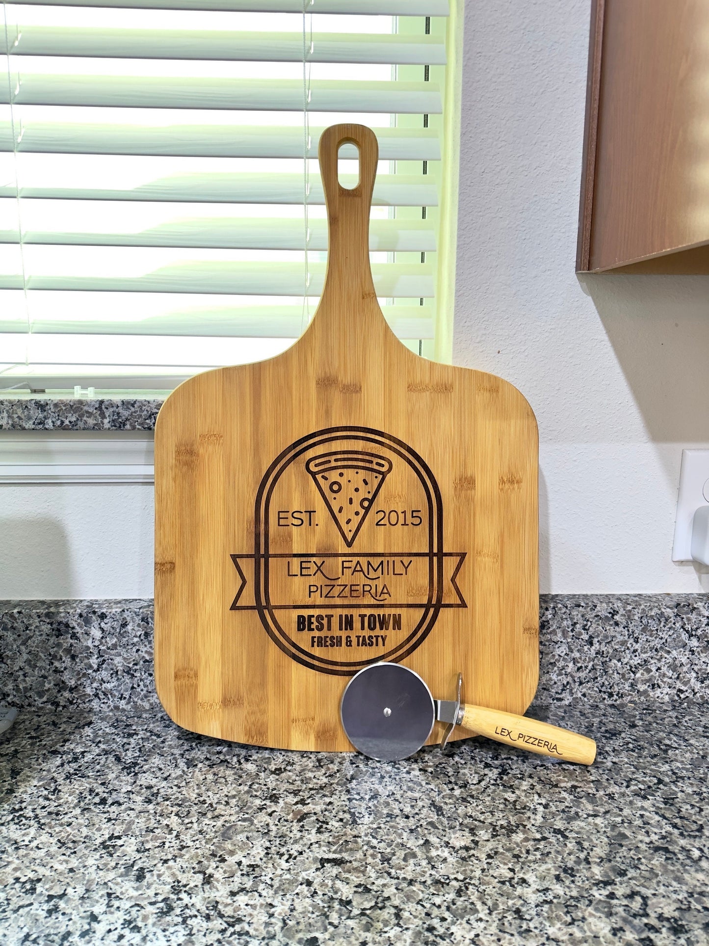 Personalized Engraved Pizza Server