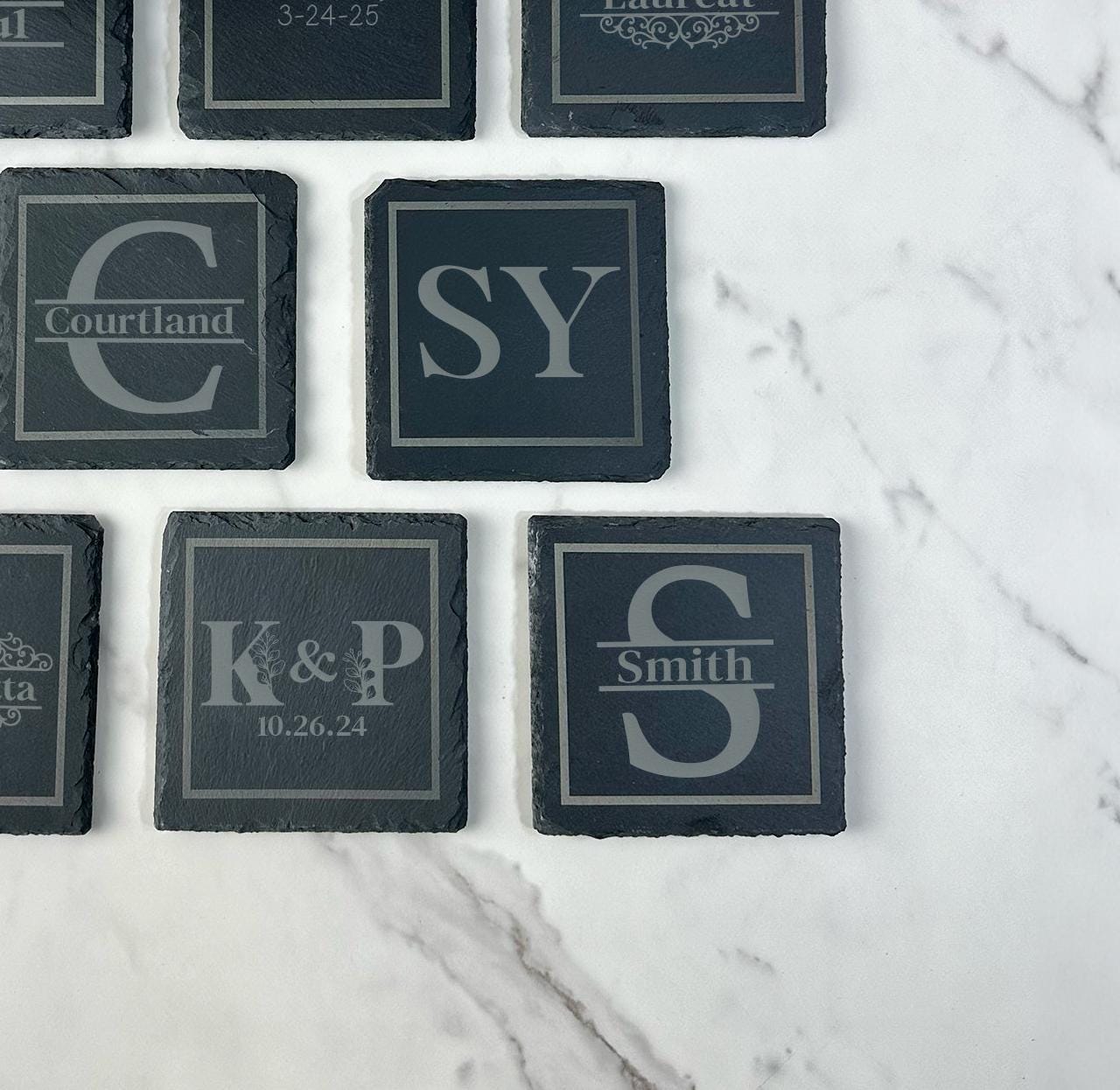 Personalized Slate Coaster
