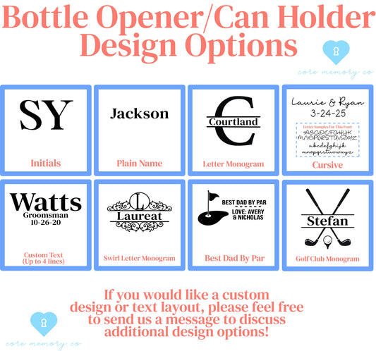 Can Cooler Holder - Personalized Groomsmen Gifts