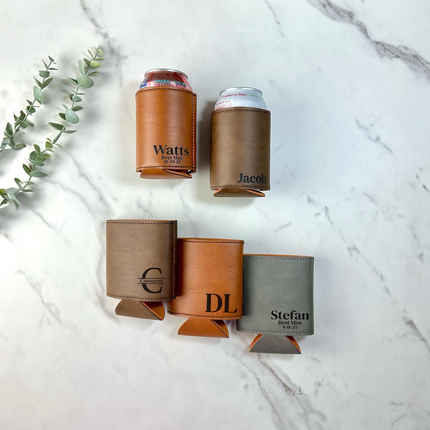 Groomsman Beer Can Holder Cooler Custom