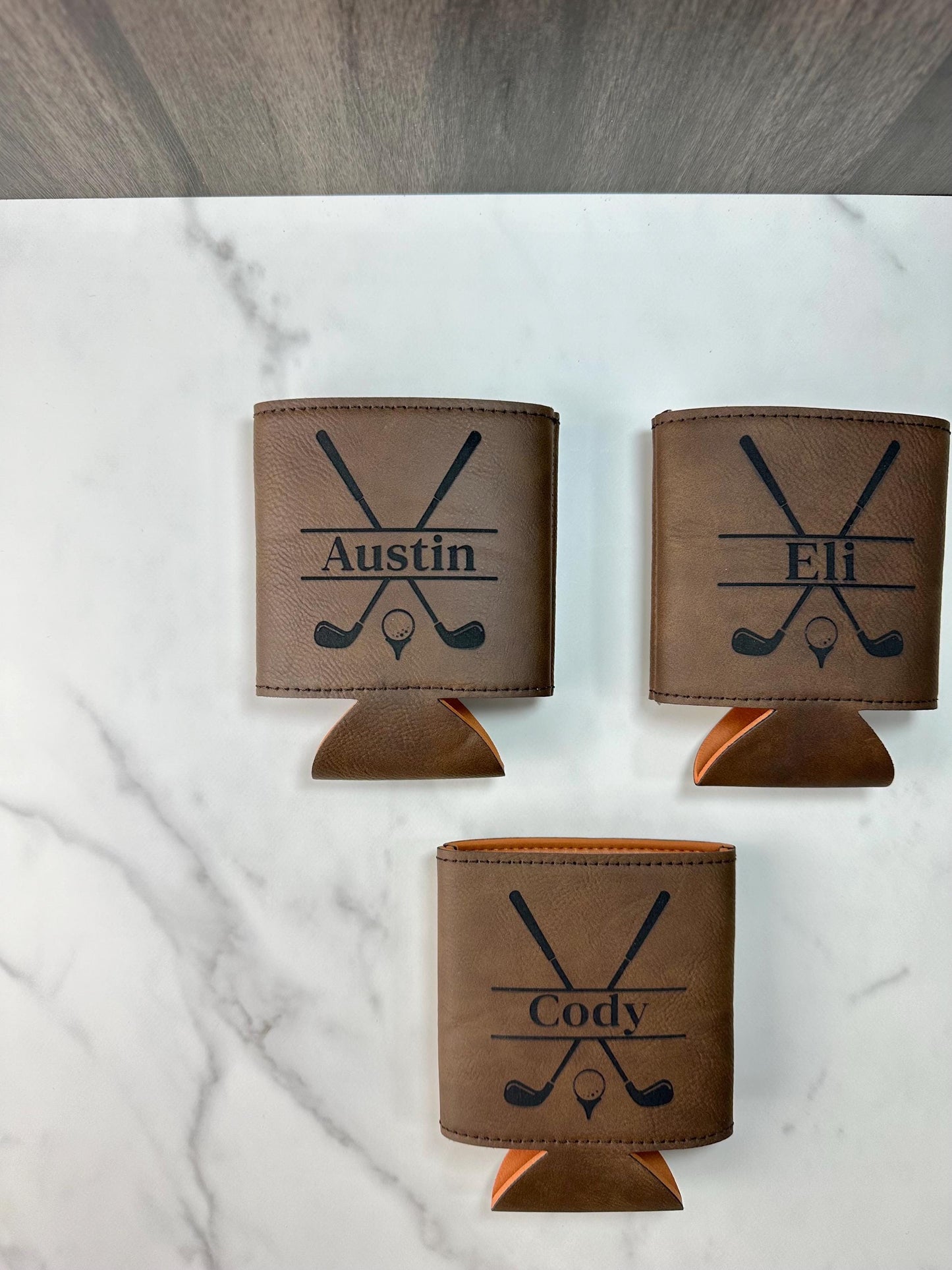 Custom Golf Beer Can Holder