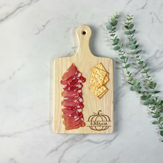 Pumpkin Charcuterie Board - Personalized