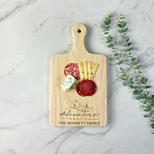 Adventure Camping Charcuterie Board - Personalized