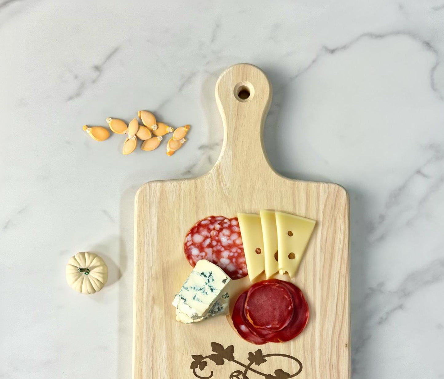 Custom Pumpkin Charcuterie Board Gift