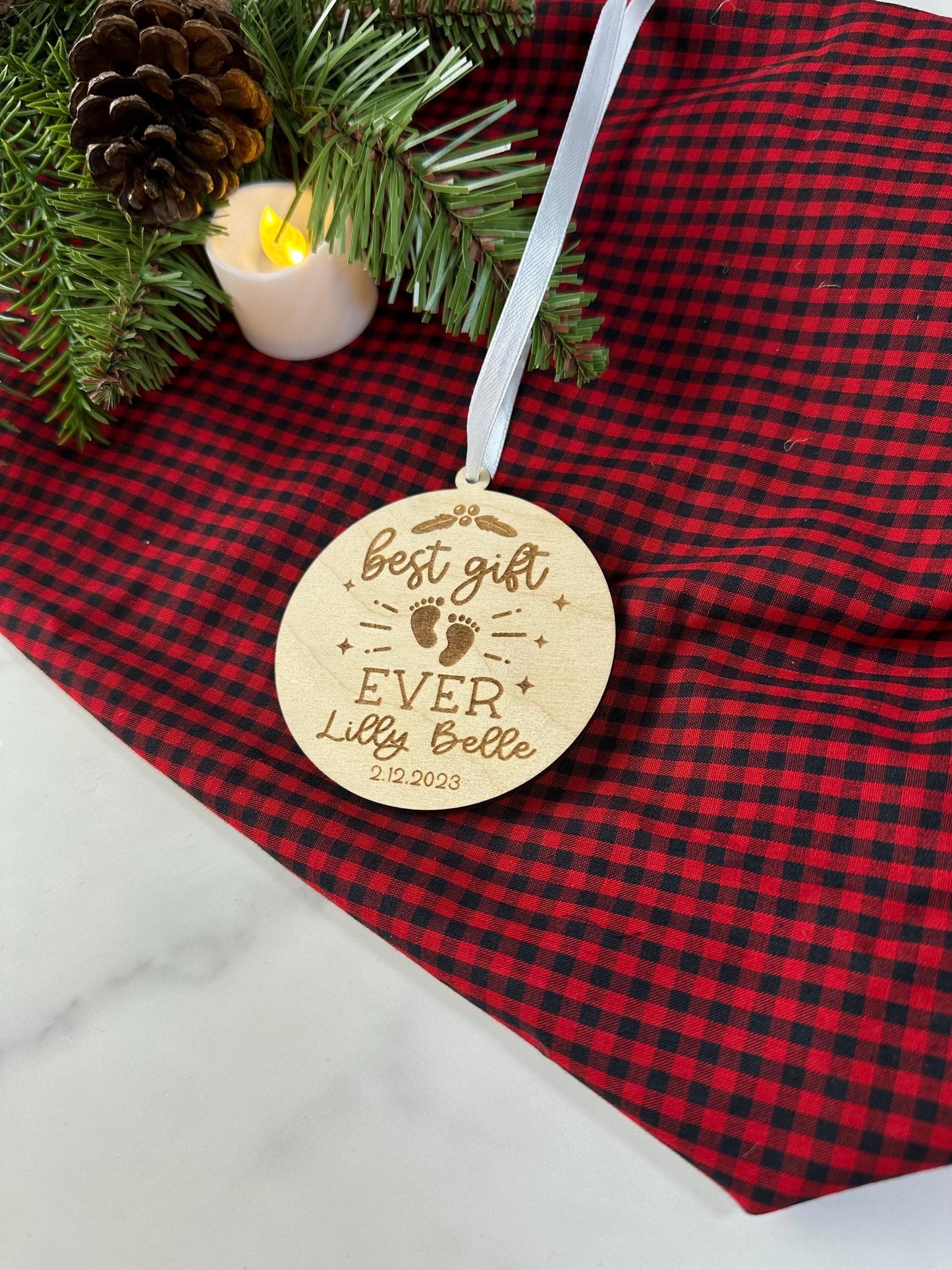 Best Gift Ever Newborn Christmas Ornament