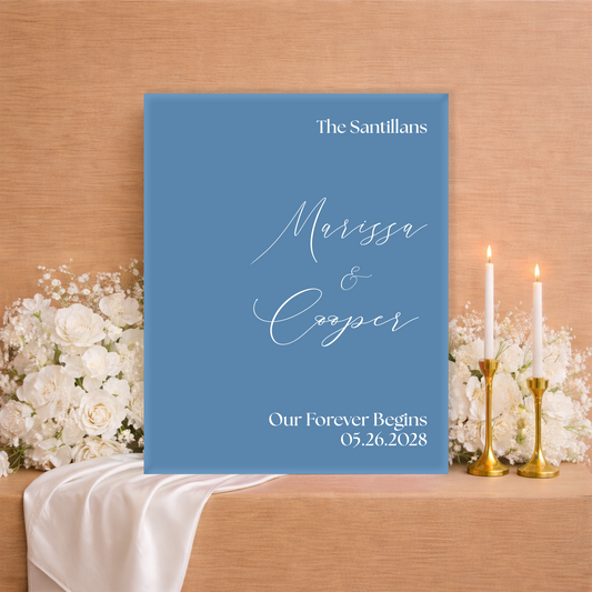 Wedding Welcome Sign | Marina V2