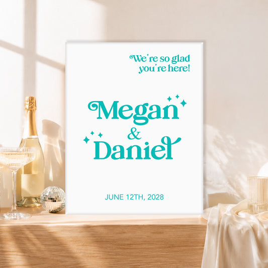 Wedding Welcome Sign | Audrey V2