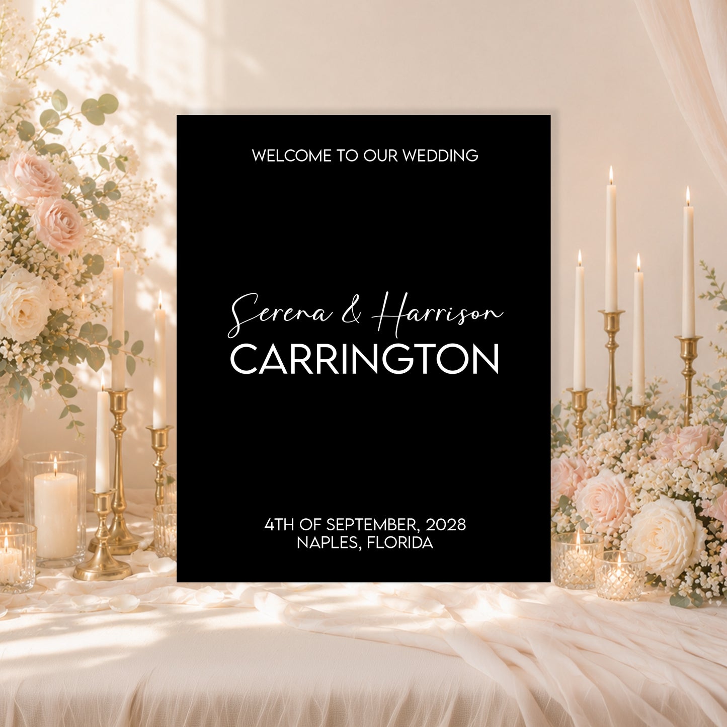 Wedding Welcome Sign | Blair V2