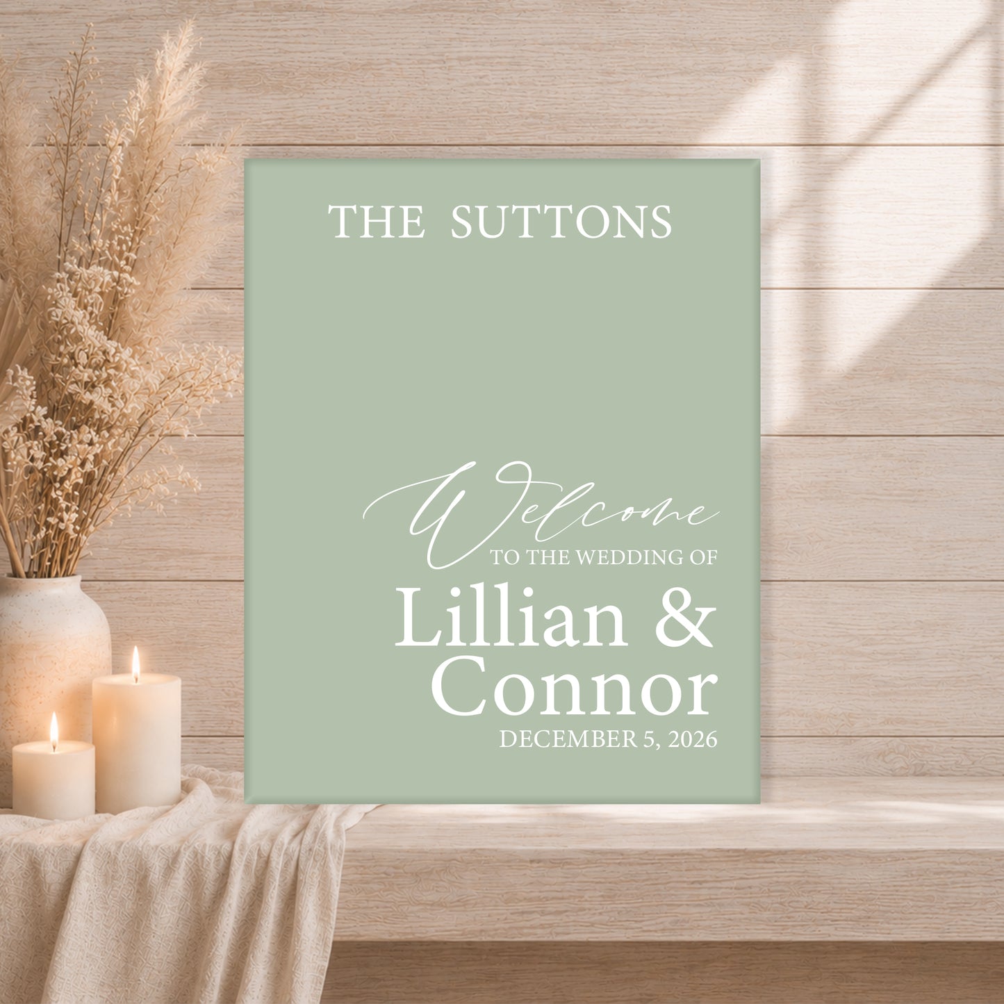 Wedding Welcome Sign | Grace V4