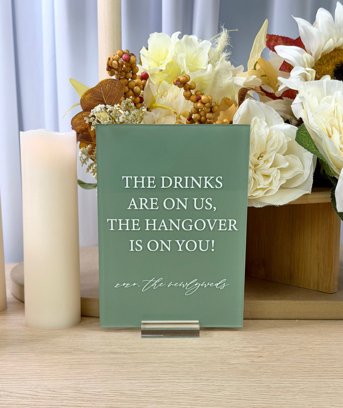 Wedding Drinks Sign 1 | Grace Collection