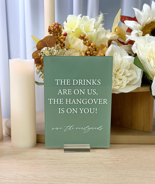 Wedding Drinks Sign 1 | Grace Collection