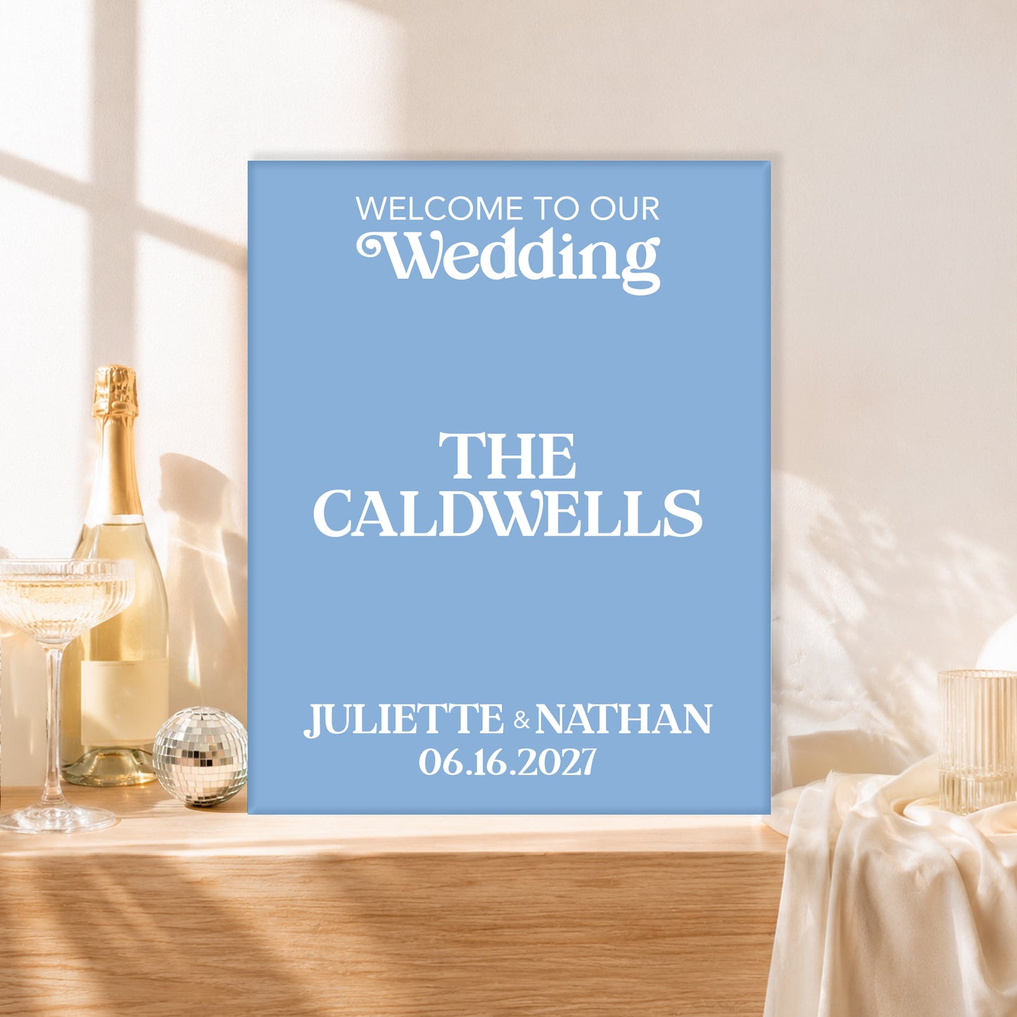 Wedding Welcome Sign | Audrey V3