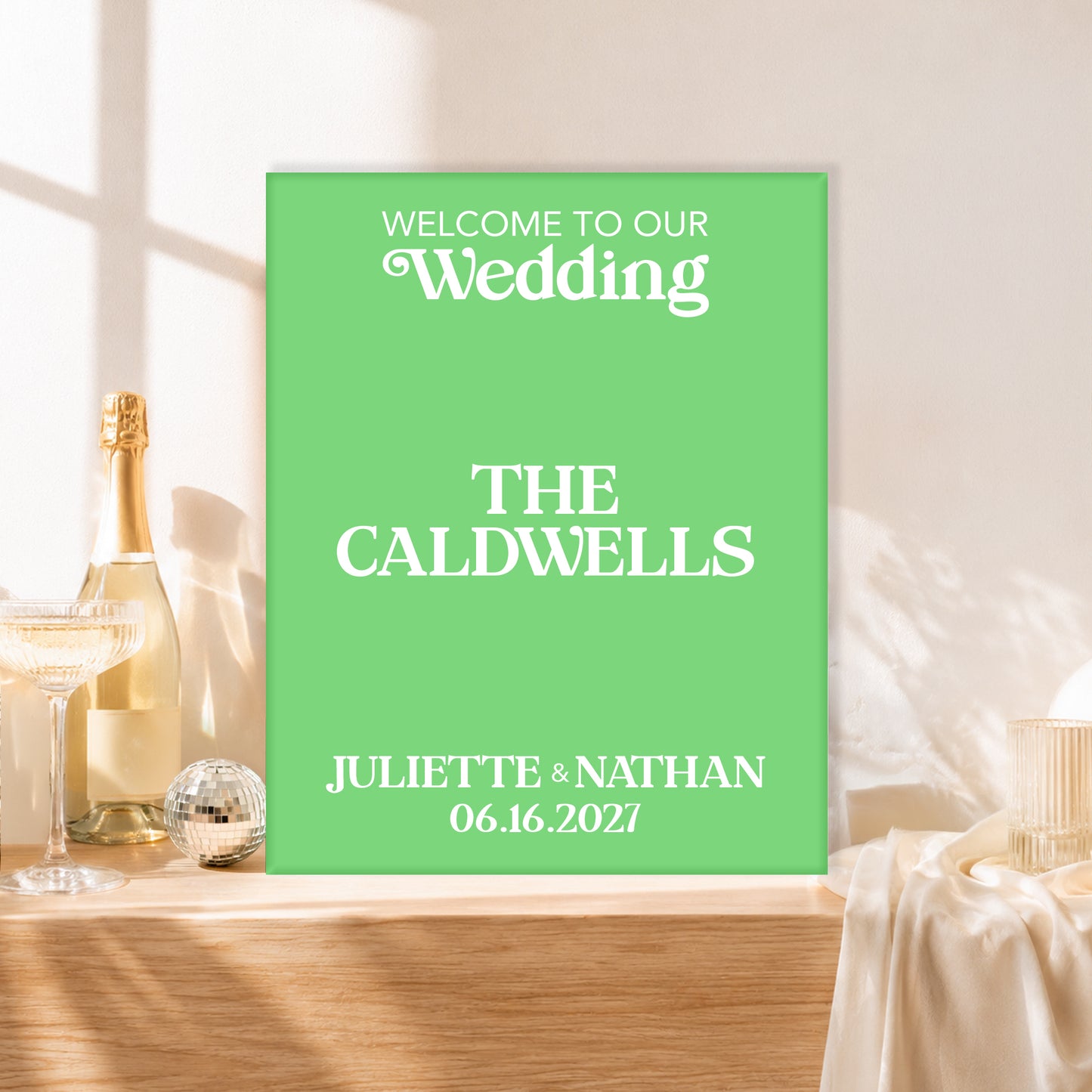 Wedding Welcome Sign | Audrey V3