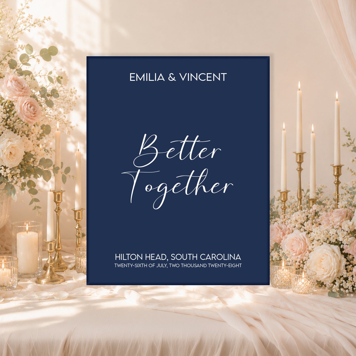Wedding Welcome Sign | Blair V3
