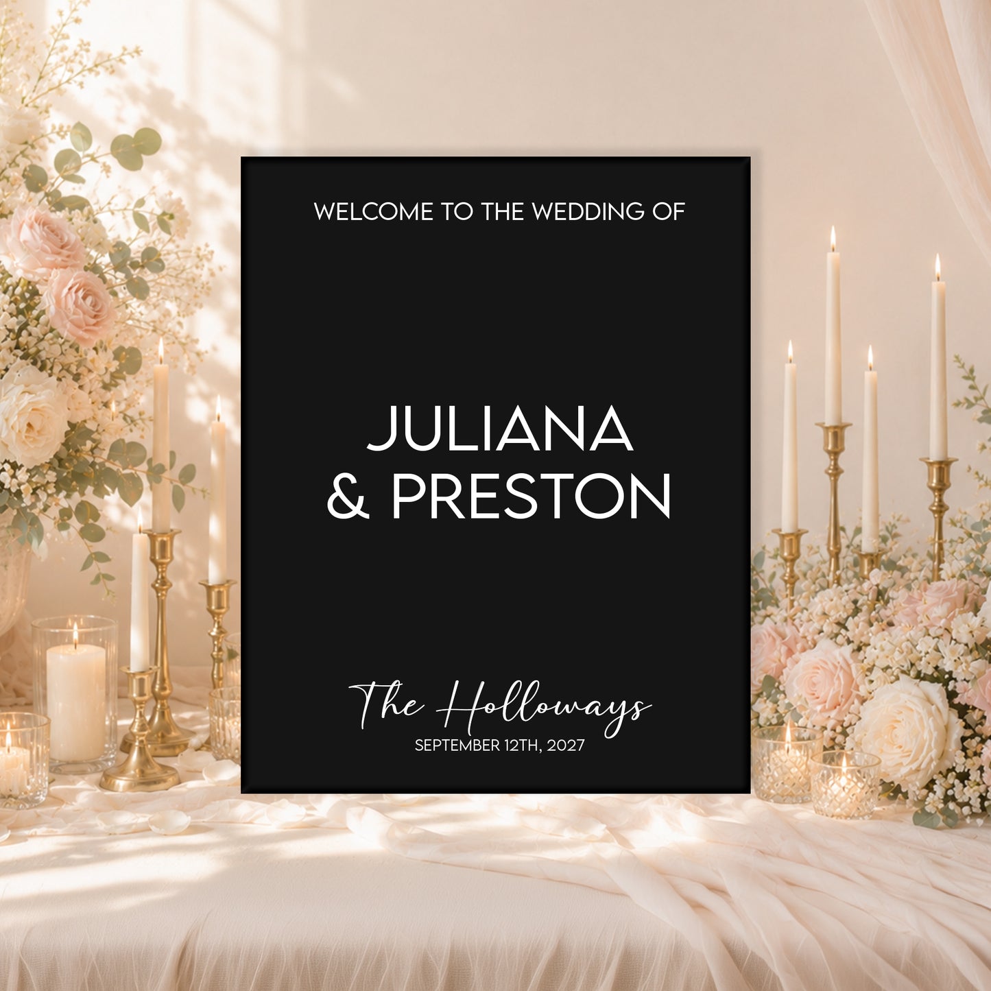 Wedding Welcome Sign | Blair V4