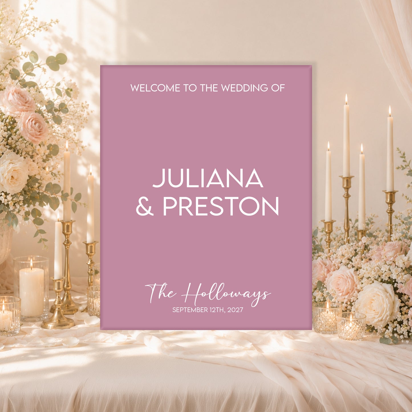 Wedding Welcome Sign | Blair V4