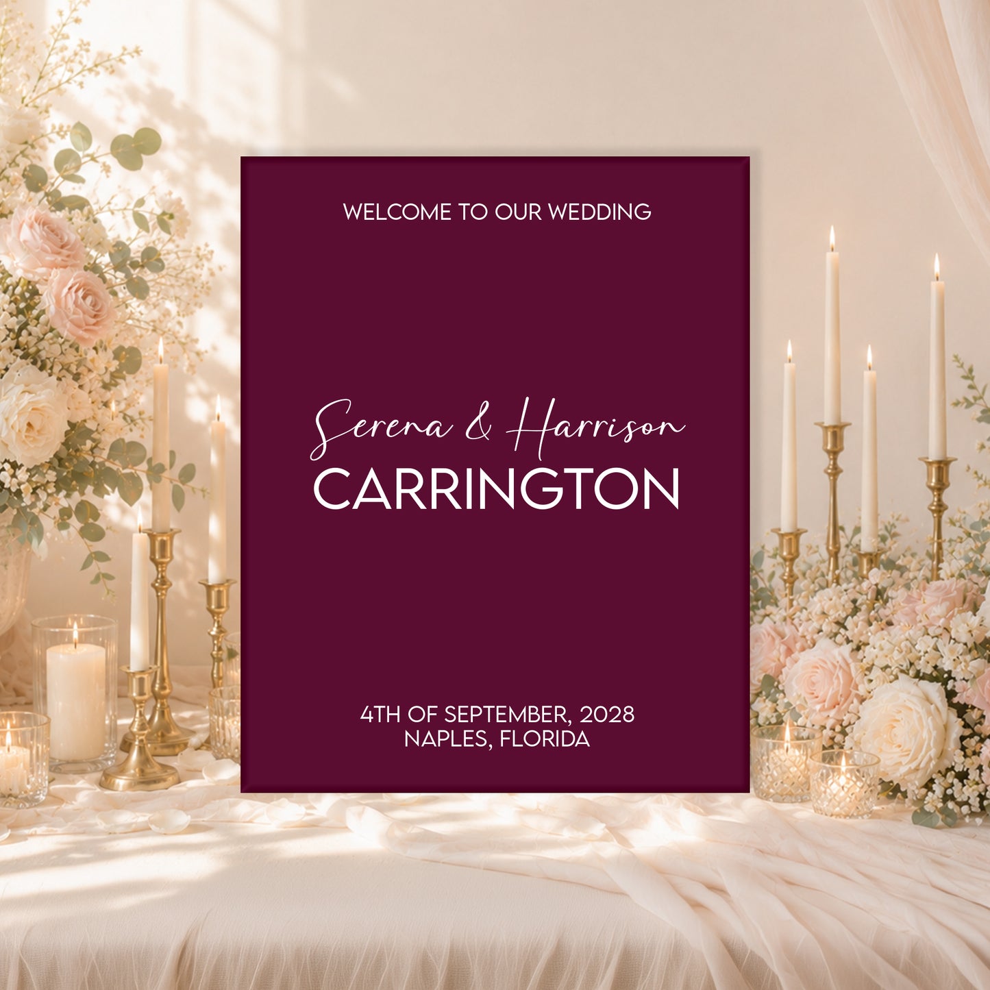 Wedding Welcome Sign | Blair V2