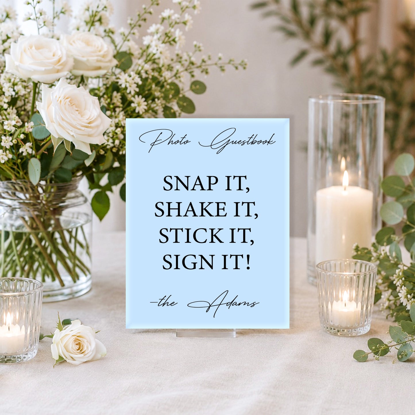 Wedding Photo Guestbook Sign 2 | Luna Collection