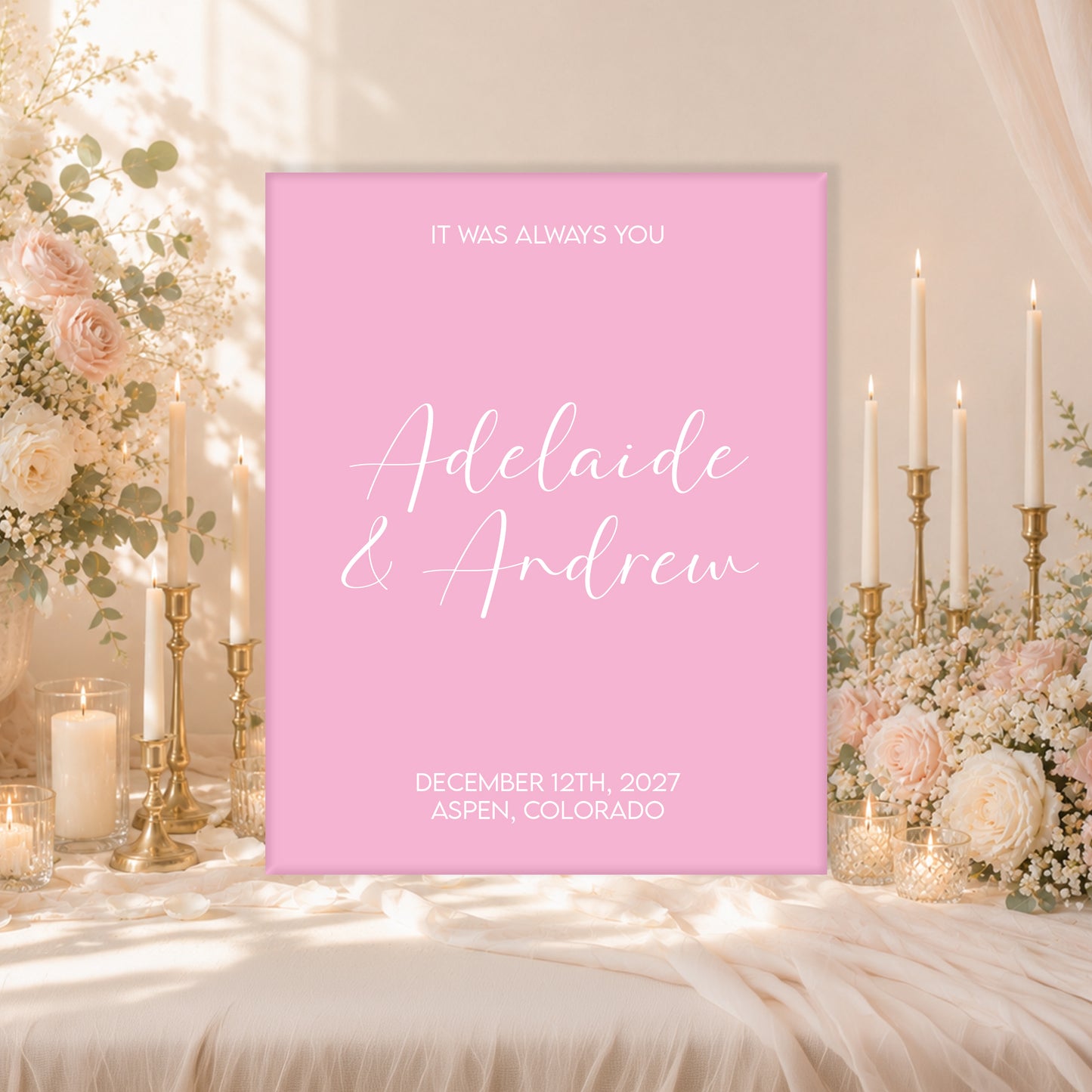 Wedding Welcome Sign | Blair V1