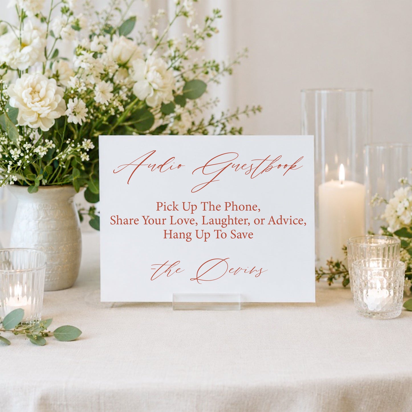 Wedding Audio Guestbook Sign 1 | Grace Collection