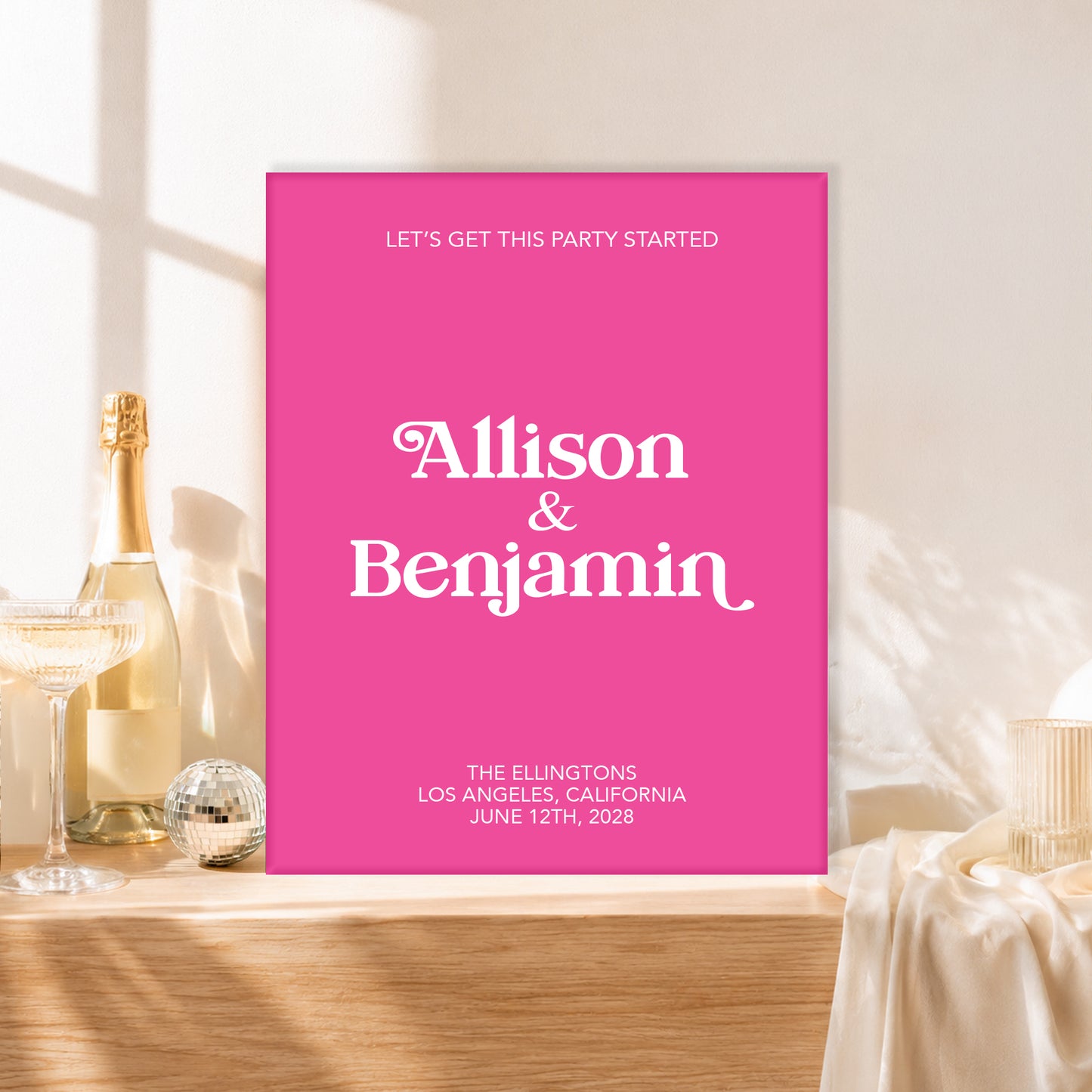 Wedding Welcome Sign | Audrey V1