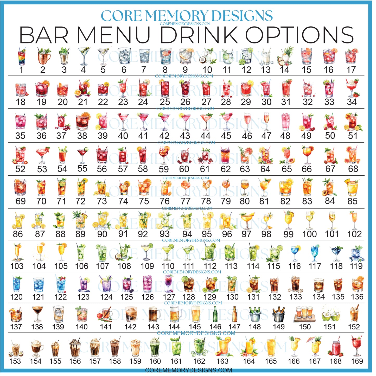 Signature Drinks Sign - V2
