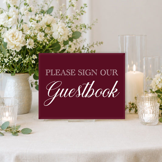 Wedding Guestbook Sign 1 | Caroline Collection