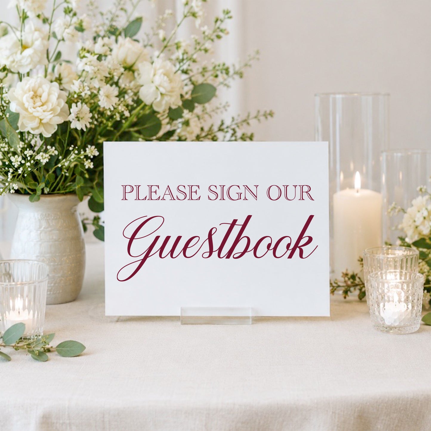 Wedding Guestbook Sign 1 | Caroline Collection