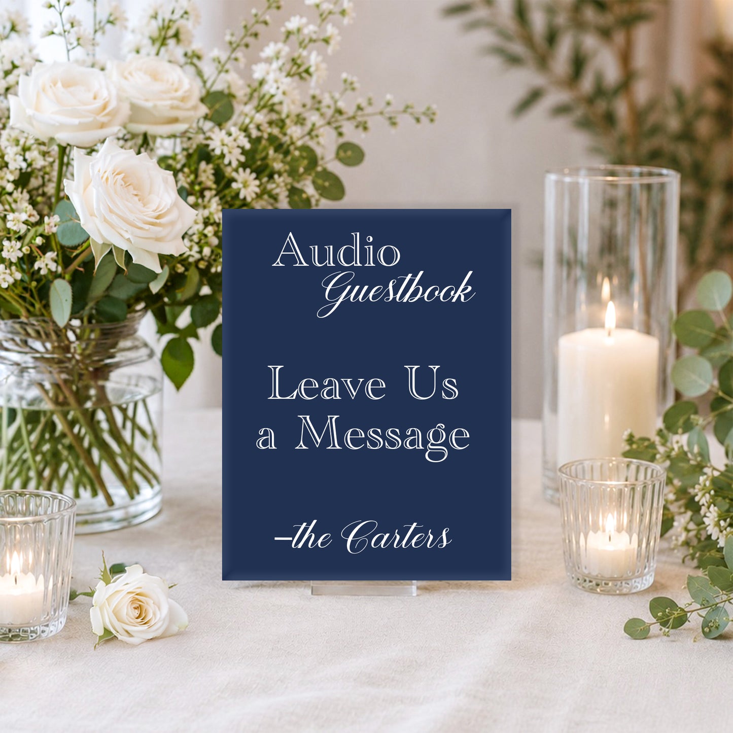 Wedding Audio Guestbook Sign 2 | Caroline Collection