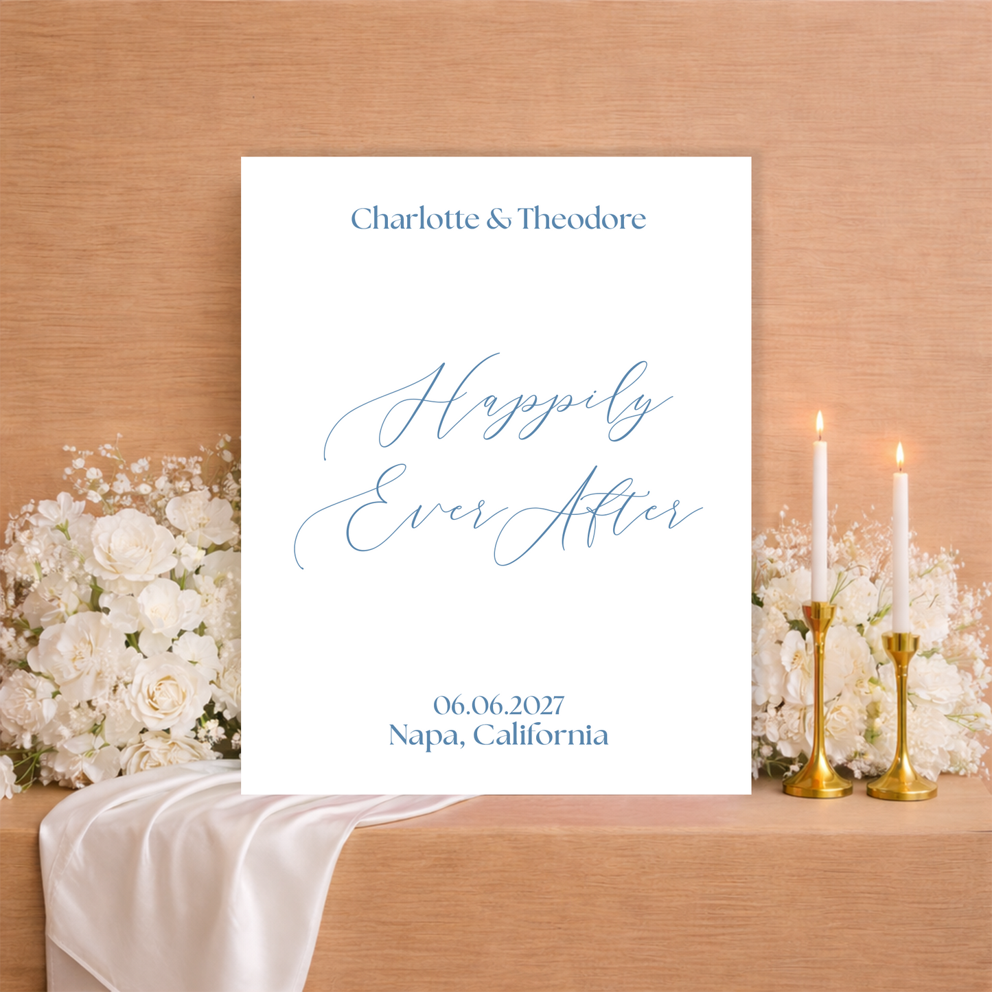 Wedding Welcome Sign | Marina V5