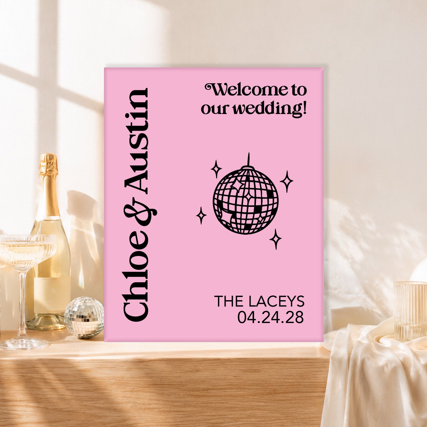 Wedding Welcome Sign | Audrey V5