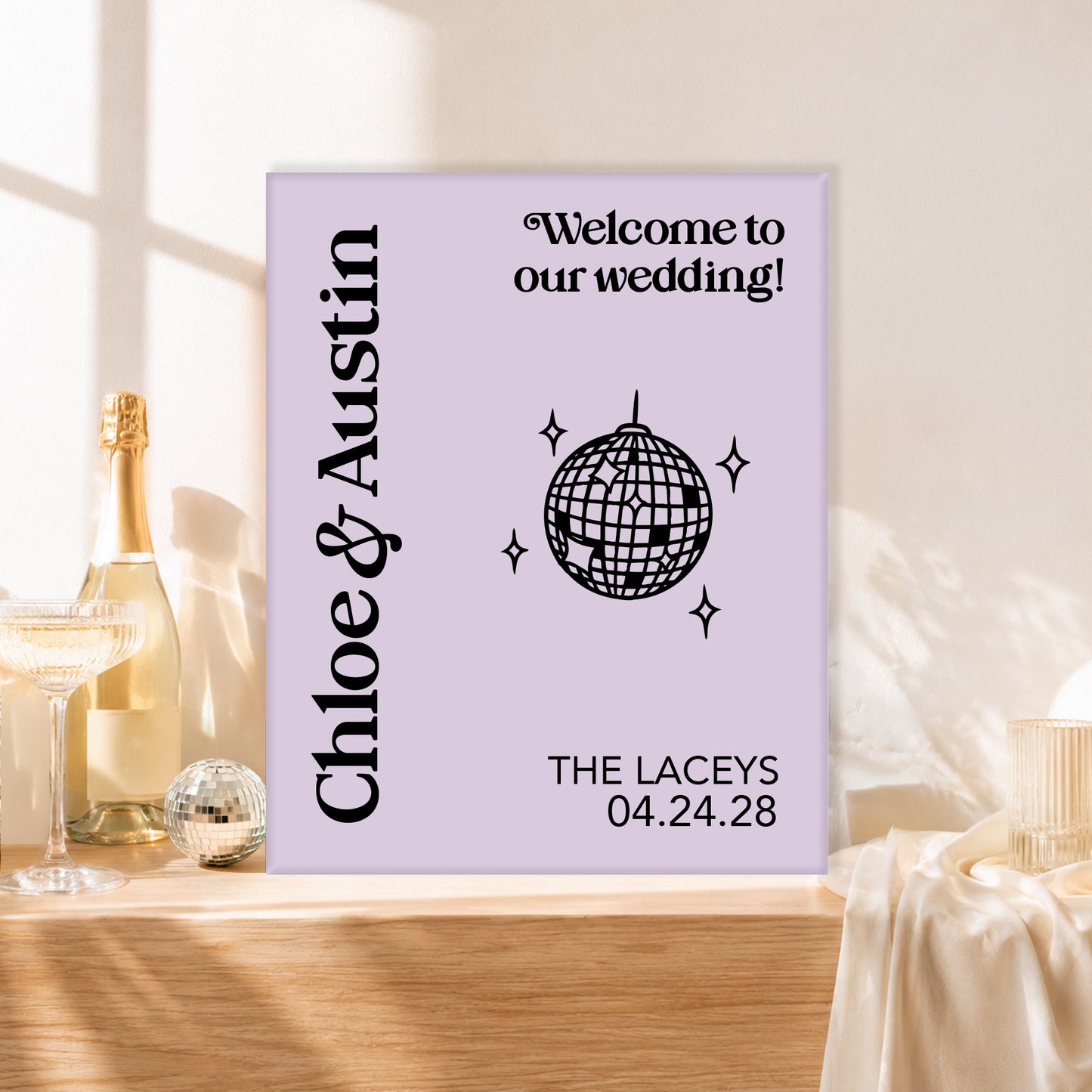 Wedding Welcome Sign | Audrey V5