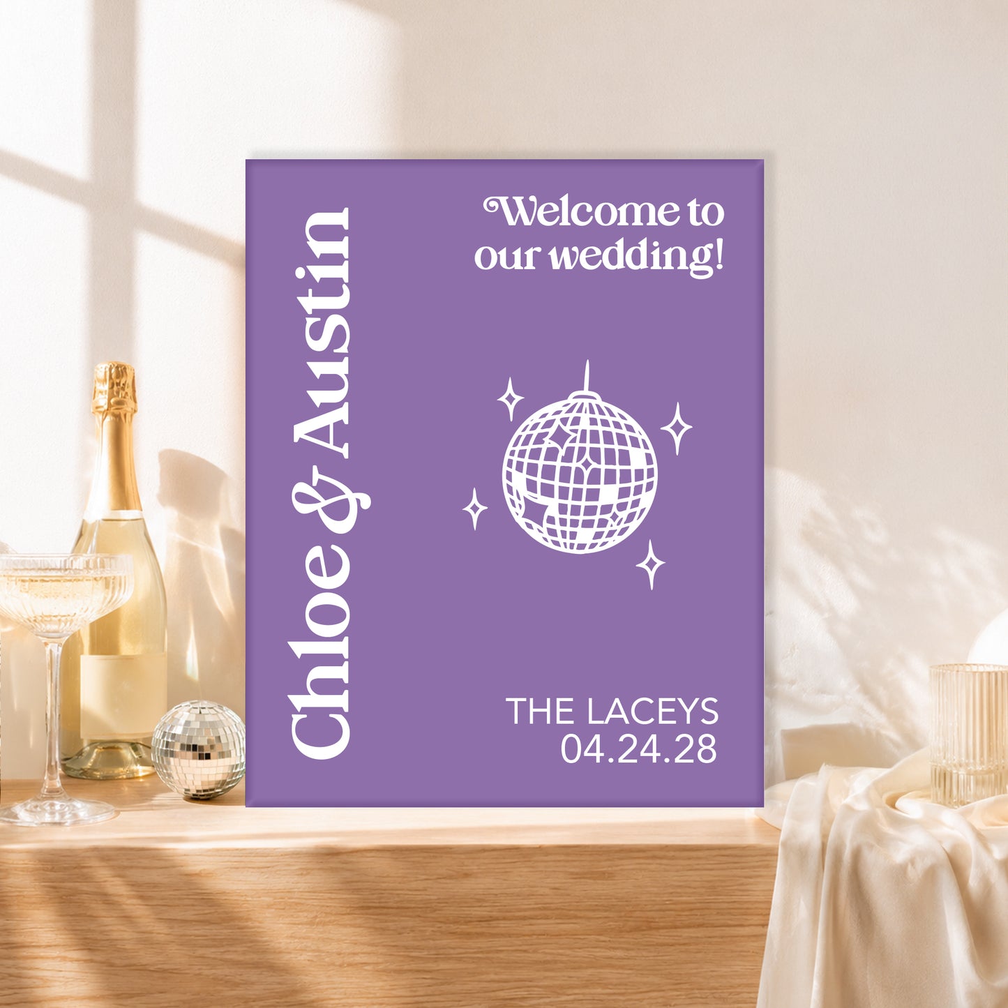 Wedding Welcome Sign | Audrey V5