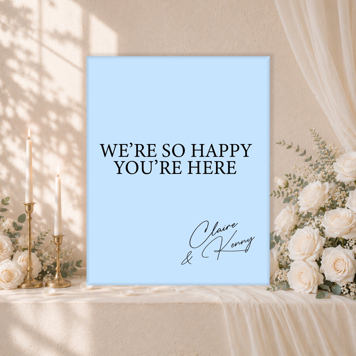 Wedding Welcome Sign | Luna V5
