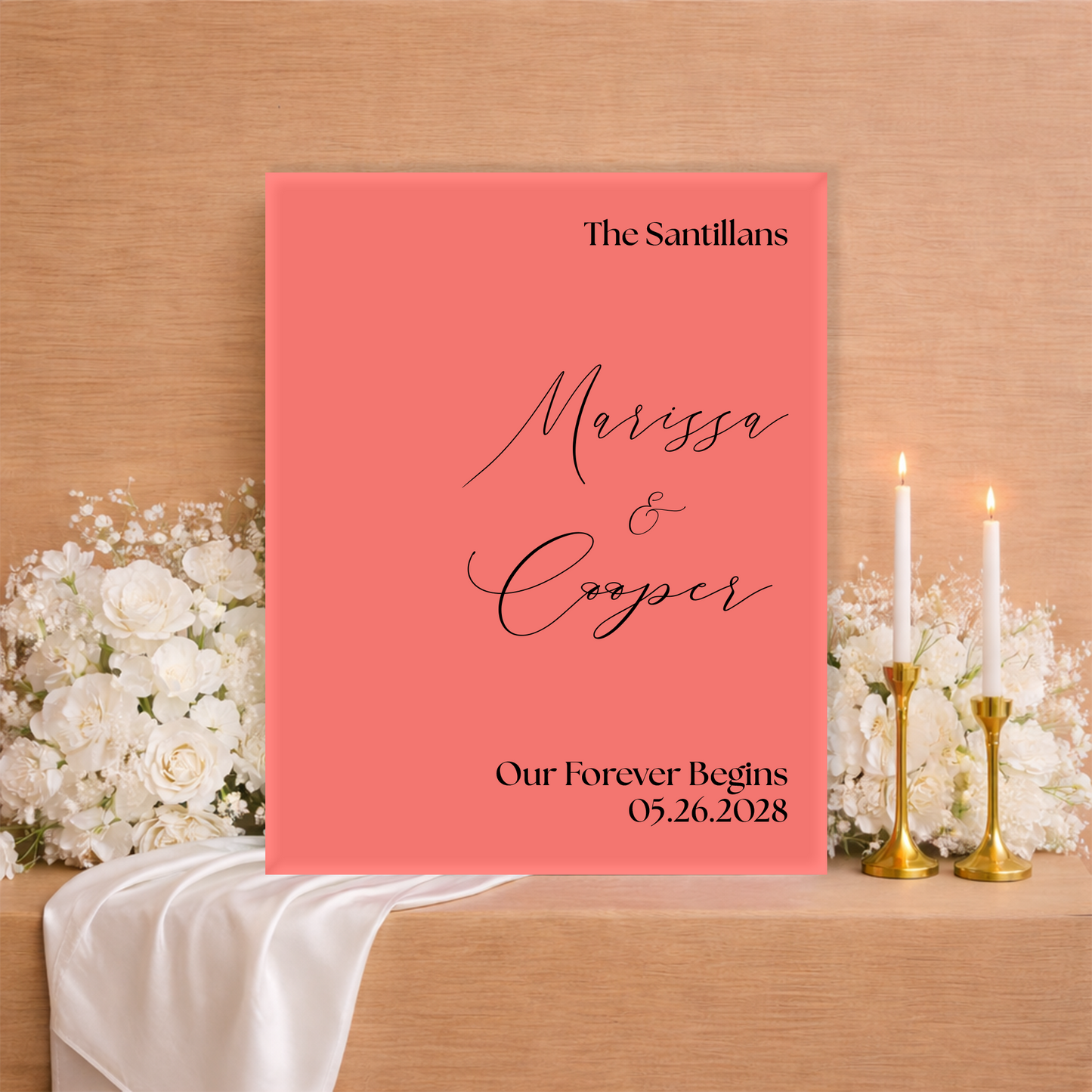 Wedding Welcome Sign | Marina V2