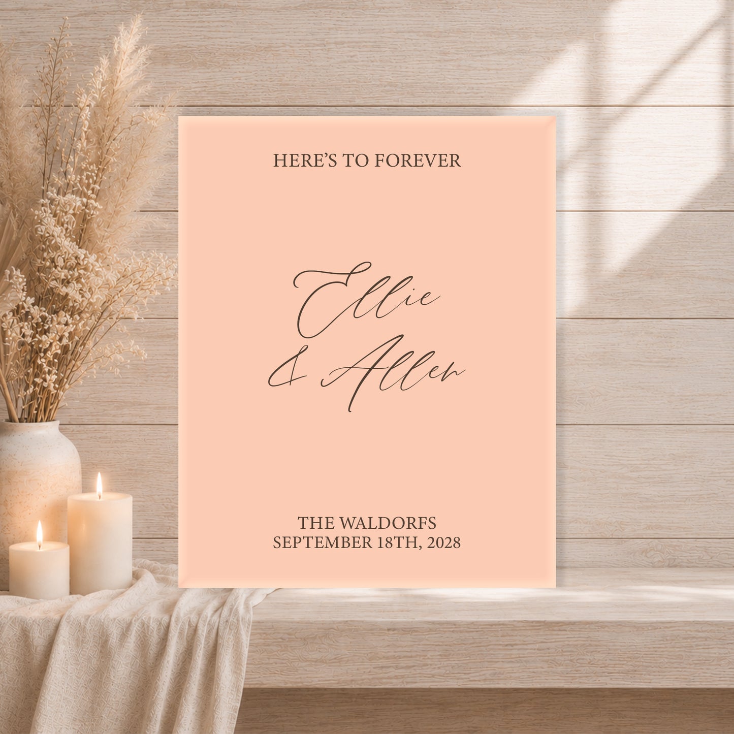 Wedding Welcome Sign | Grace V1