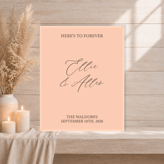 Wedding Welcome Sign | Grace V1