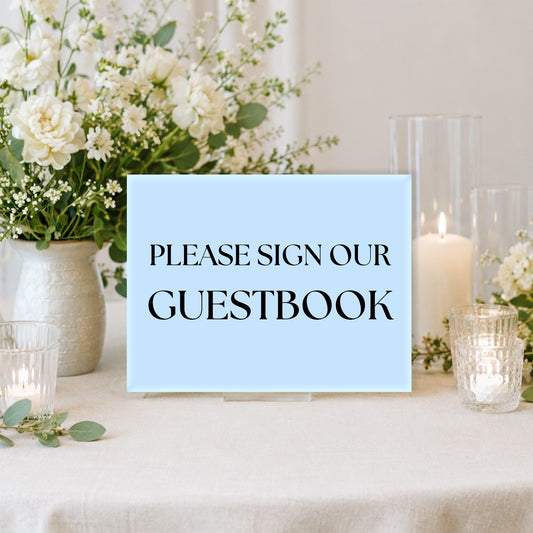 Wedding Guestbook Sign 2 | Marina Collection