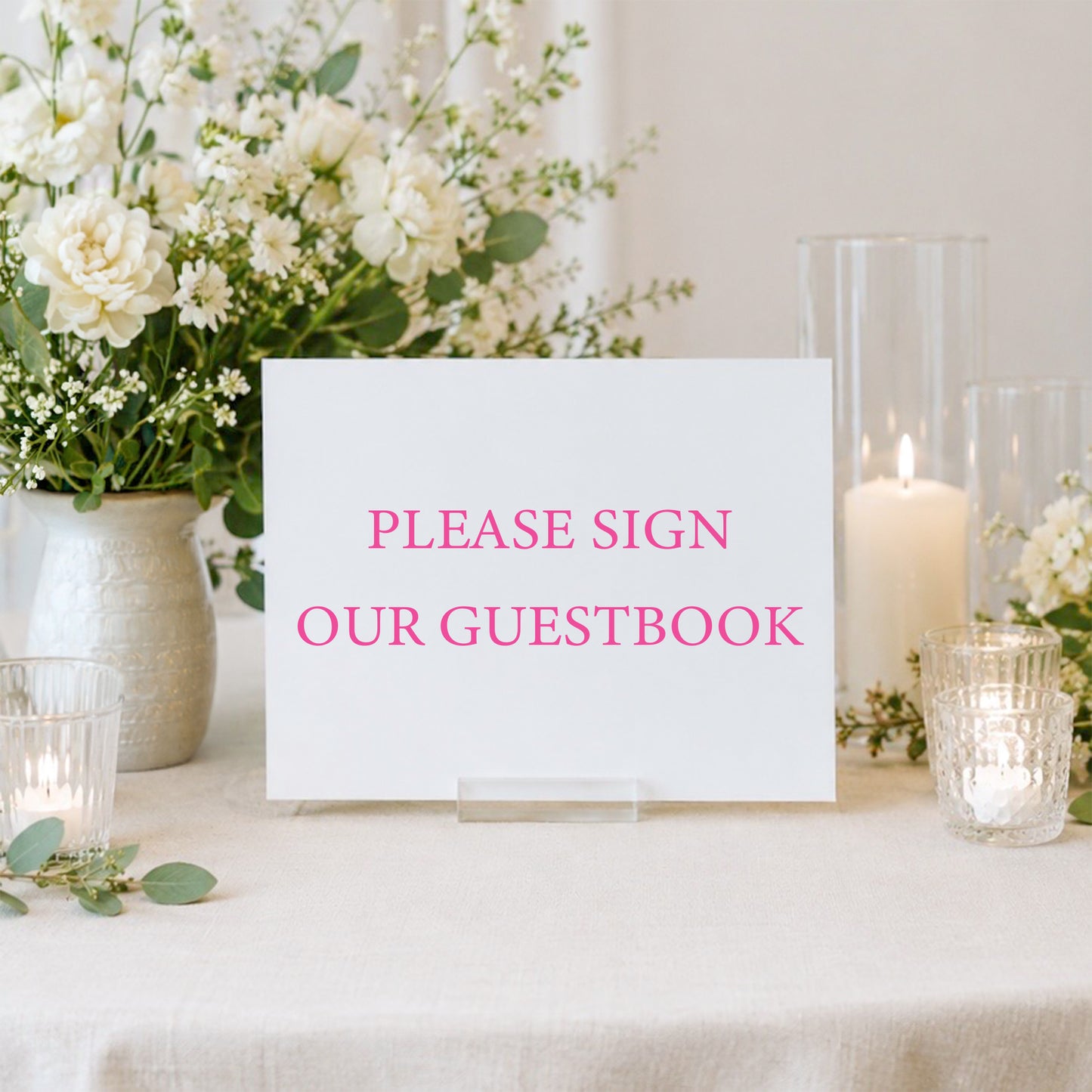 Wedding Guestbook Sign 2 | Luna Collection