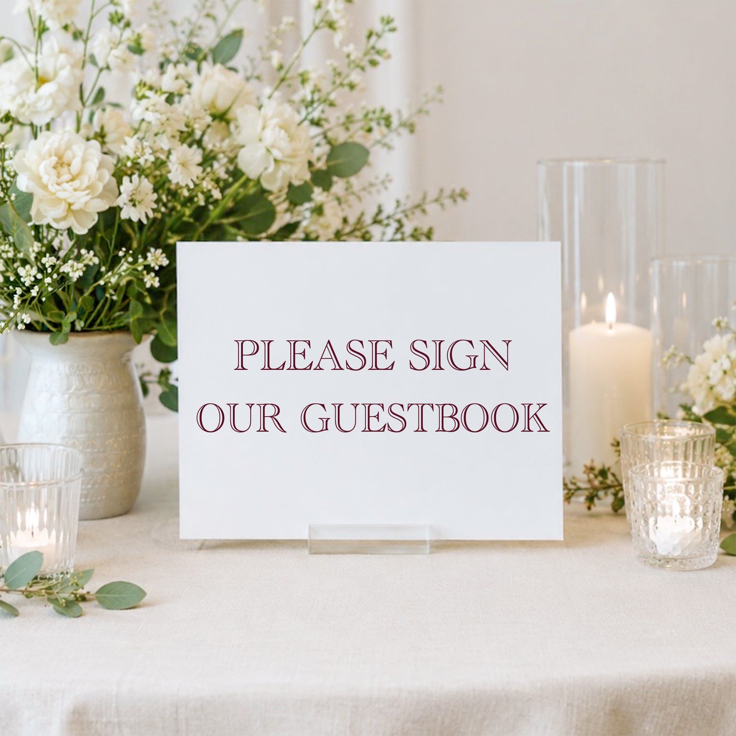 Wedding Guestbook Sign 2 | Caroline Collection